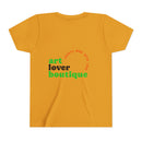 Youth Tee - Reumar Gold Monogram Front & 'art lover boutique' Back