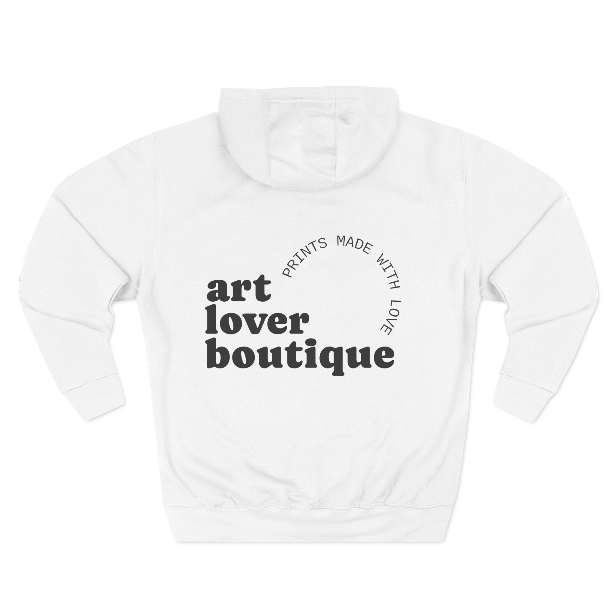 Art Lover Boutique Fleece Hoodie – 'House of Reumar' Designer Logo Pullover