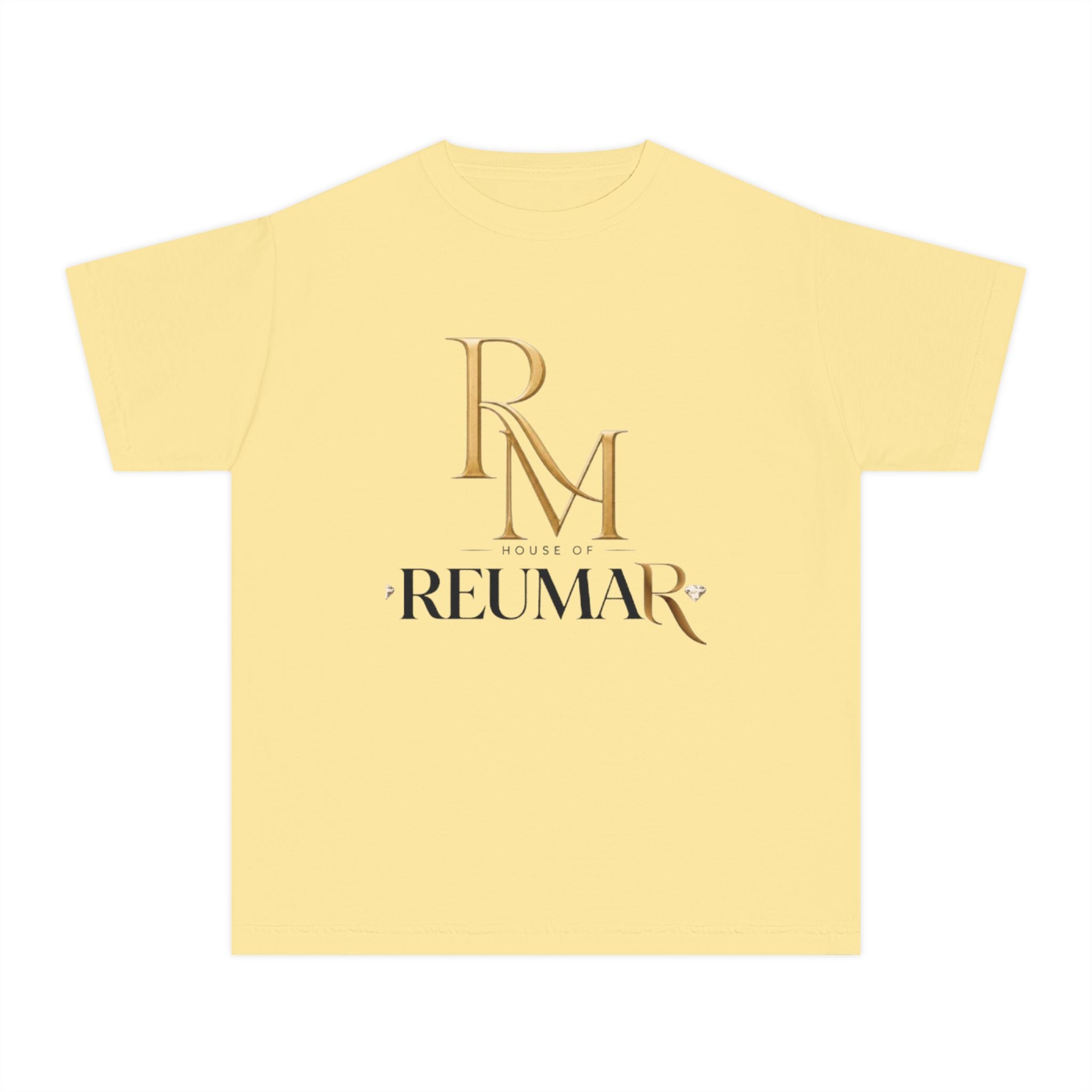 Youth Tee — Reumar Logo Front & "Thank You" Sunburst Back
