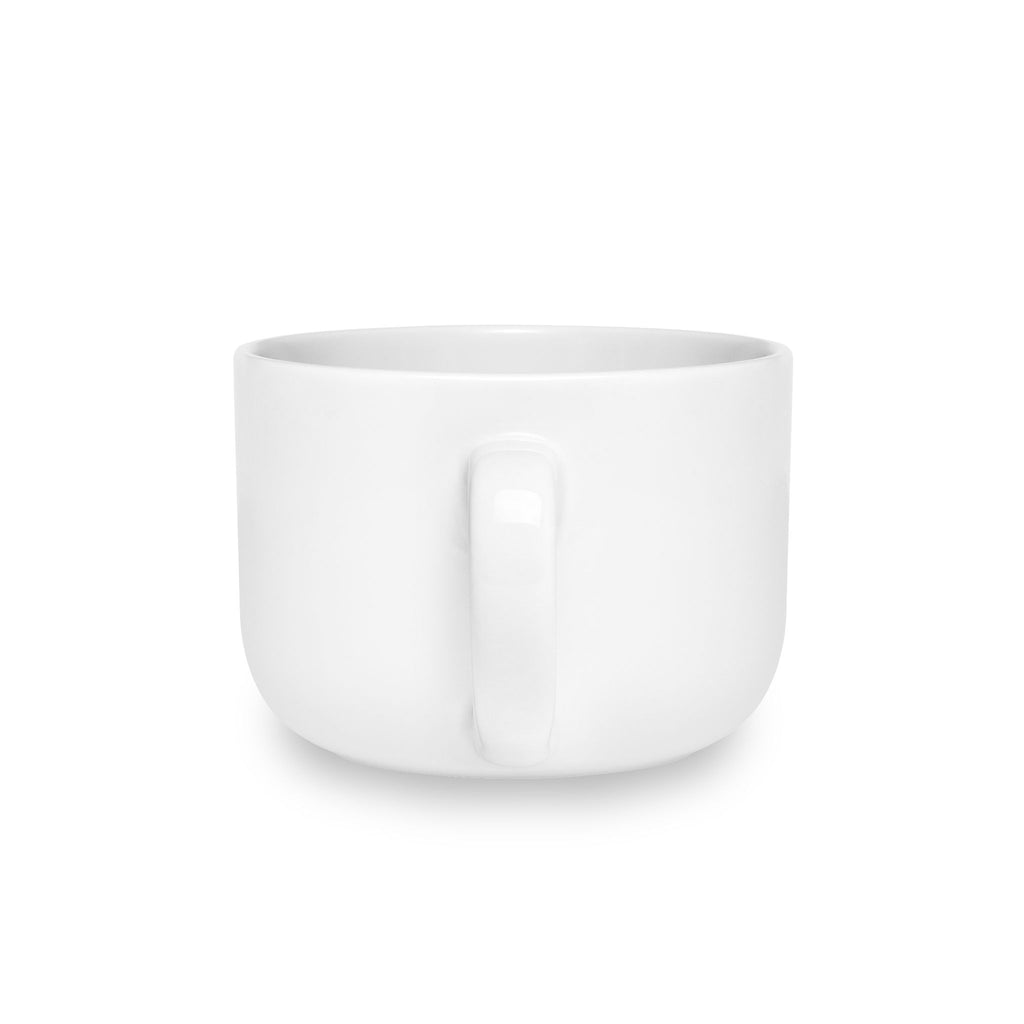 Endless Love Ceramic Latte Mug - 25oz Oversized Coffee Cup, Romantic Gift for Couples