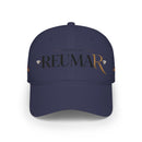 House of Reumar Red Low Profile Baseball Cap — Embroidered Logo Hat