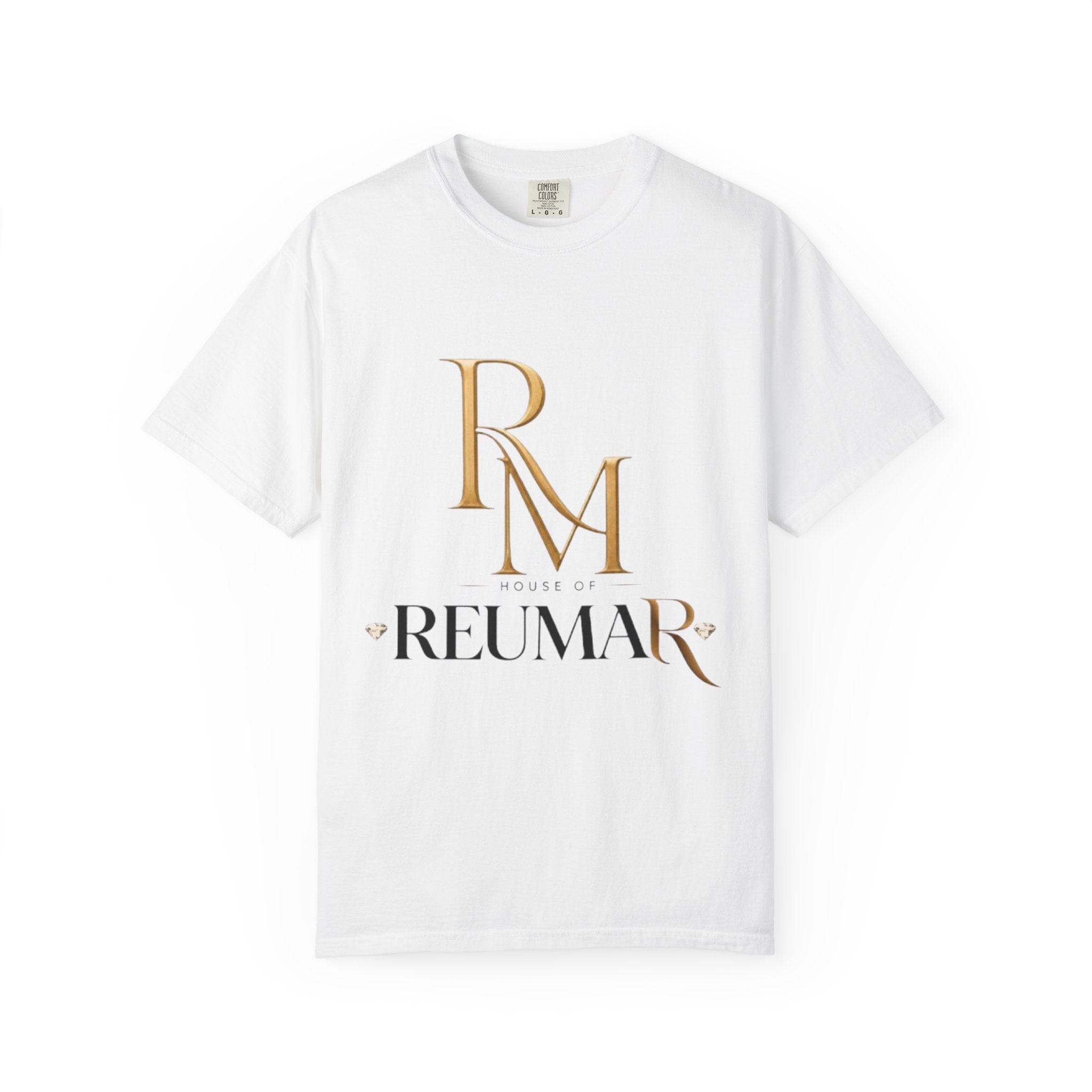 Refined Logo T-Shirt — "House of Reumar" Luxury Graphic Tee