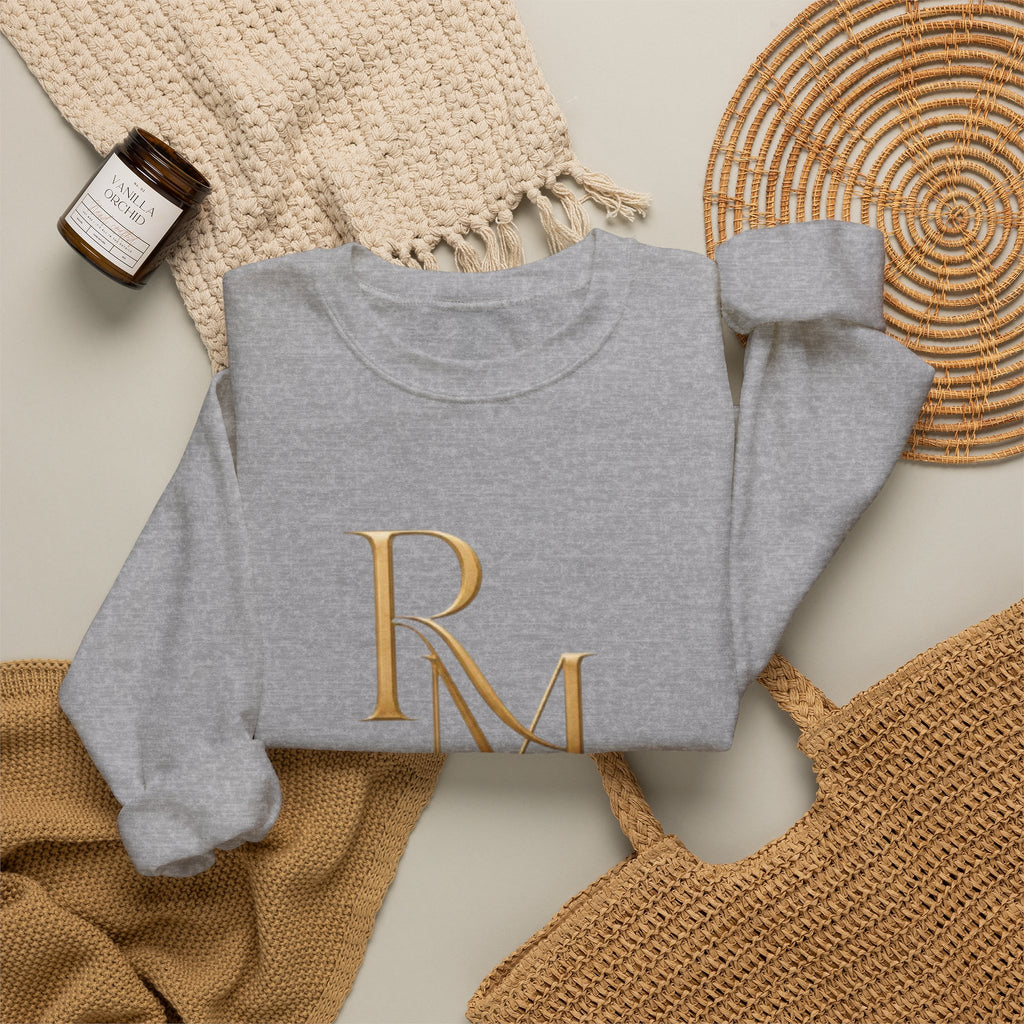 Crewneck Sweatshirt – Reumar Luxury Logo & "The Art of Refinement"