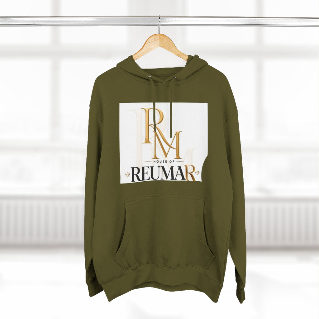 Art Lover Boutique Fleece Hoodie – 'House of Reumar' Designer Logo Pullover
