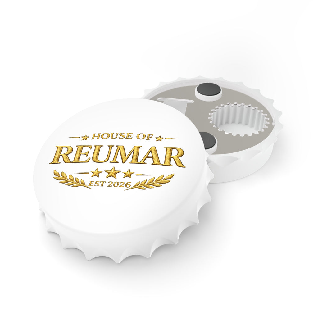 Bottle Opener — House of Reumar Gold Crest, Est. 2026