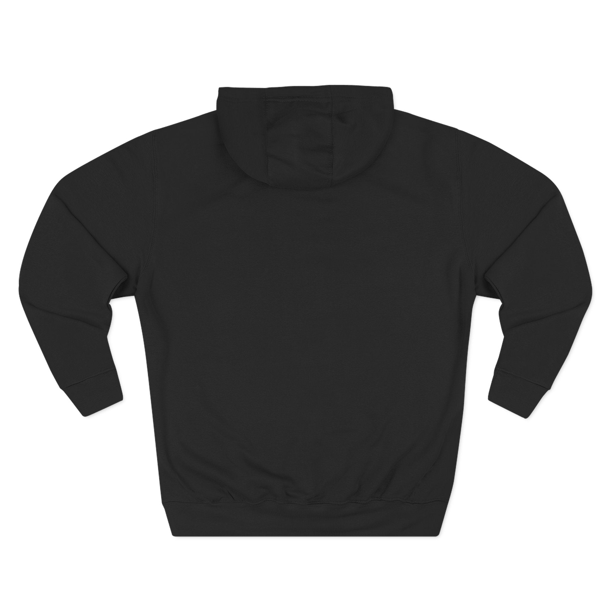 Minimalist Gold Monogram Hoodie — 'RM' Chest Logo Fleece Pullover