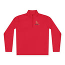 Quarter-Zip Pullover — Gold 'RM Reumar' Logo Embroidered Sweatshirt