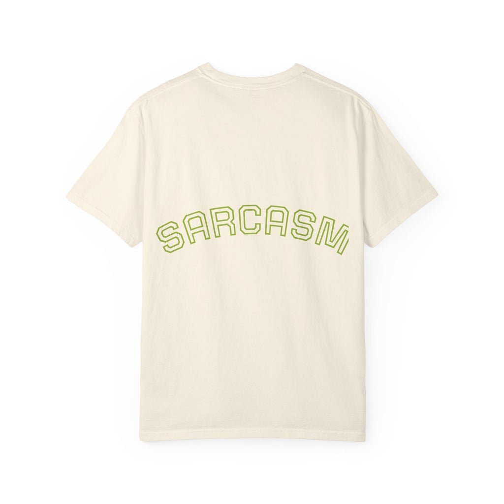 T-Shirt — House of Reumar Logo Front / "Sarcasm" Back Graphic Tee