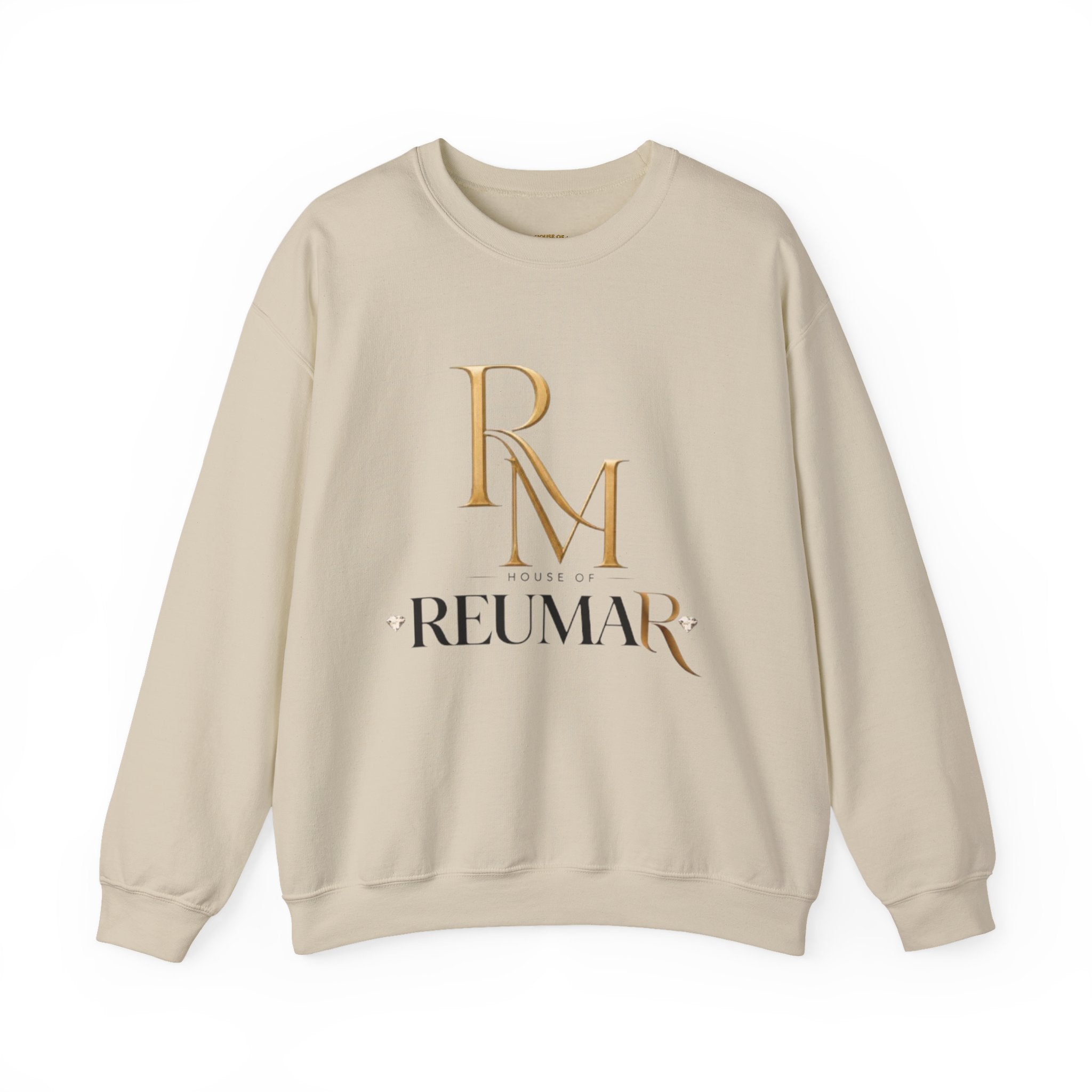 Crewneck Sweatshirt – Reumar Luxury Logo & "The Art of Refinement"