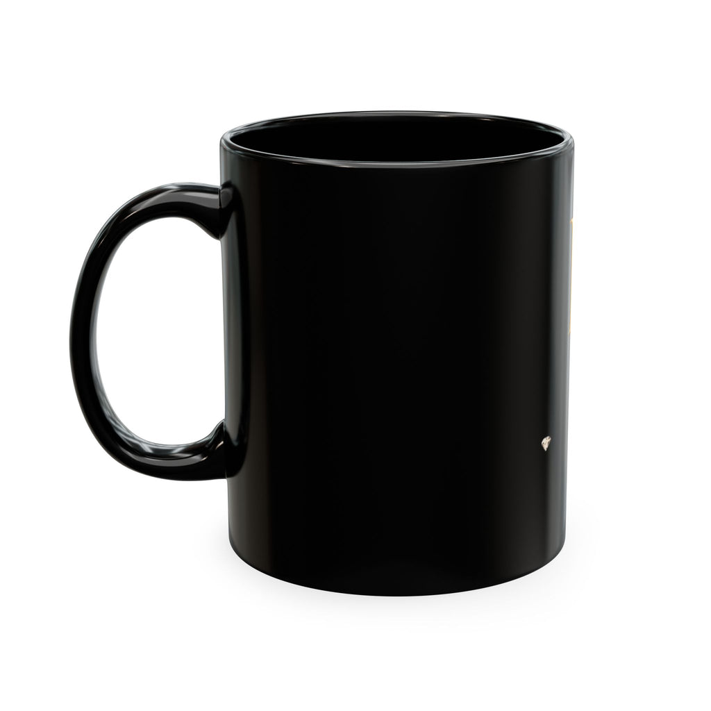 House of Reumar Beige Ceramic Mug — Gold Monogram Coffee Cup