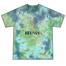 Tie-Dye Logo Tee — House of Reumar Red & Black Crystal Pattern