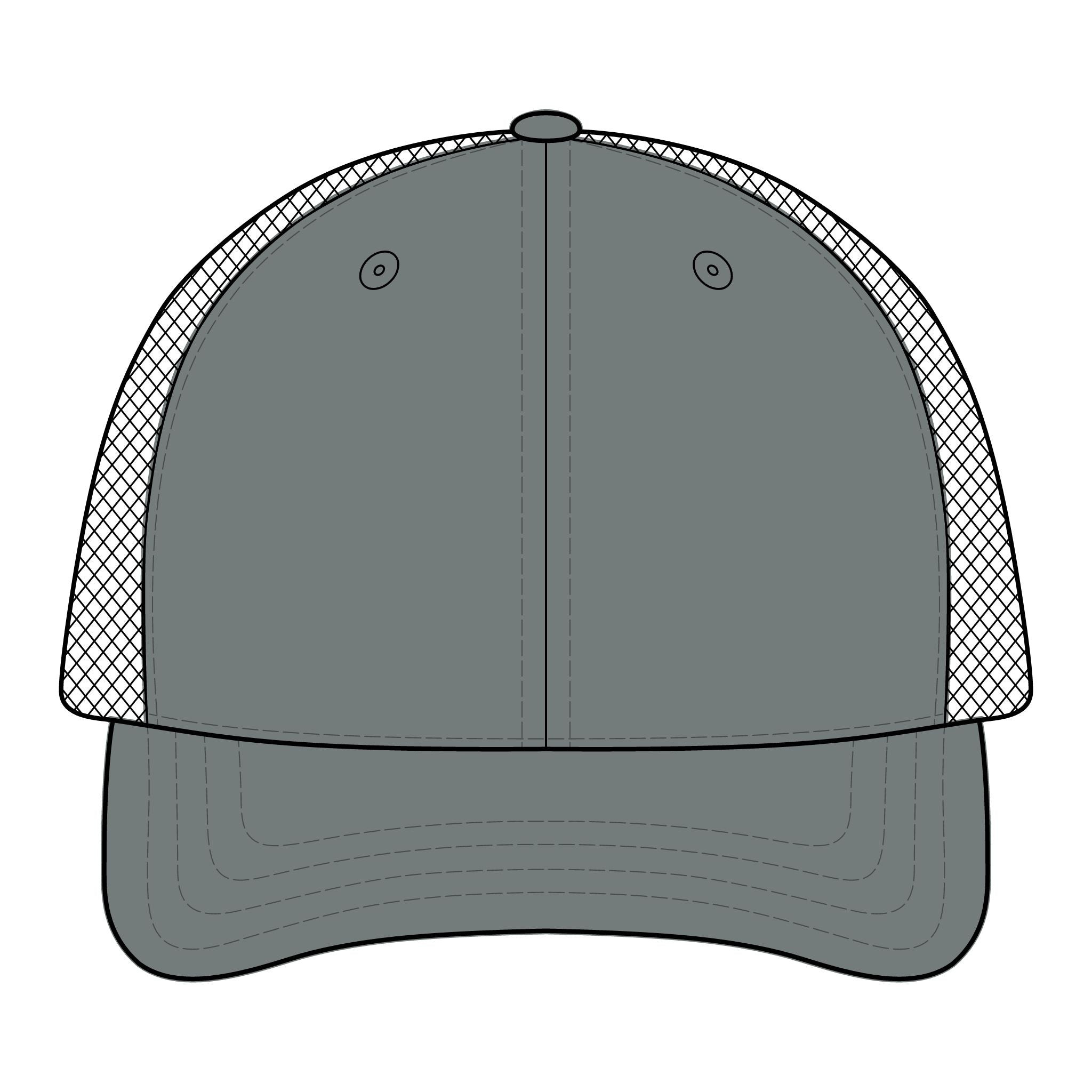 Trucker Hat — "House of Reumar" Embroidered Low Profile Mesh Cap
