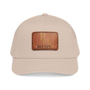 Leather Patch Baseball Cap - Monogram RM Reumay