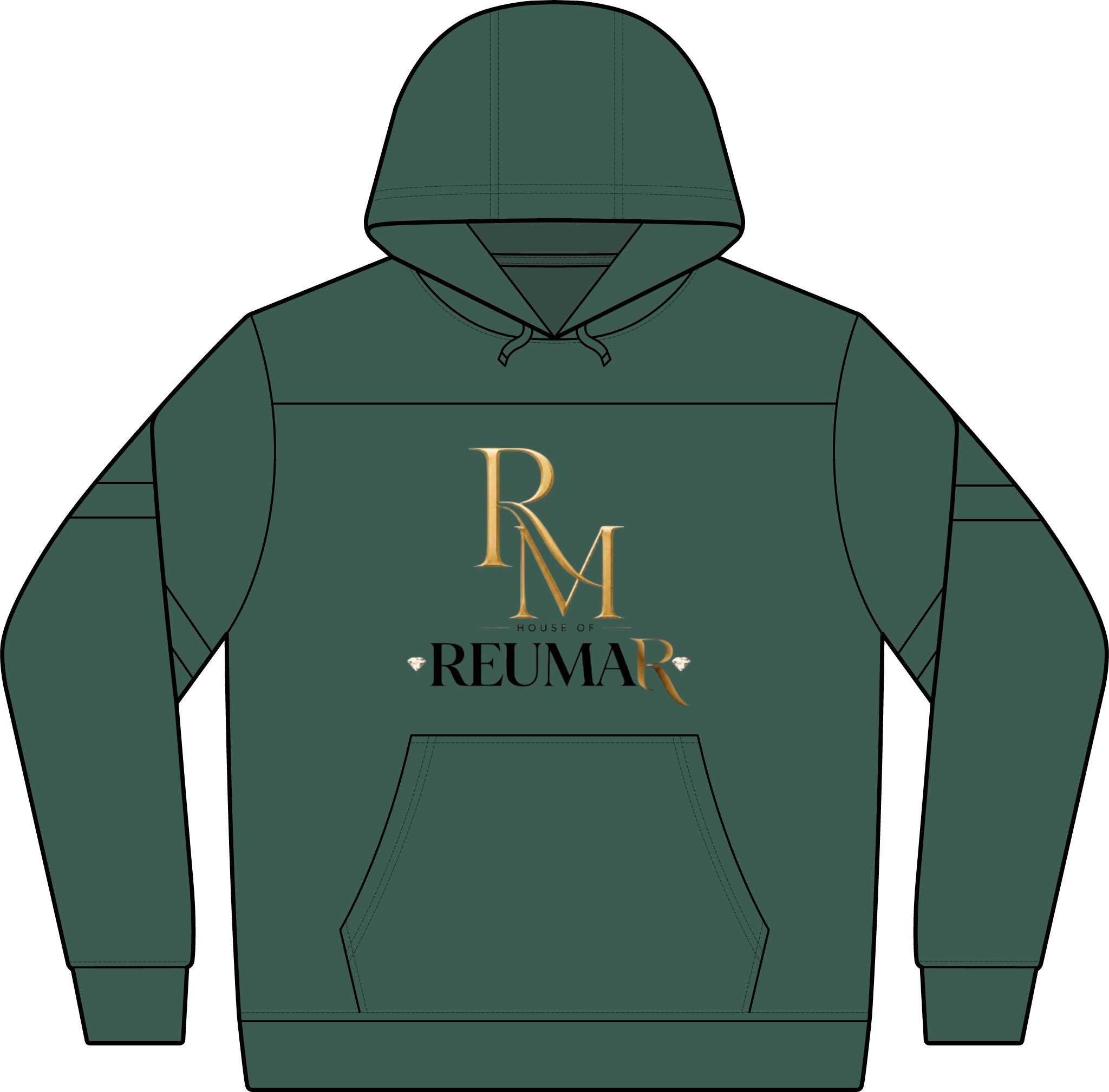 Gold Monogram RM "REUMAR" Hoodie