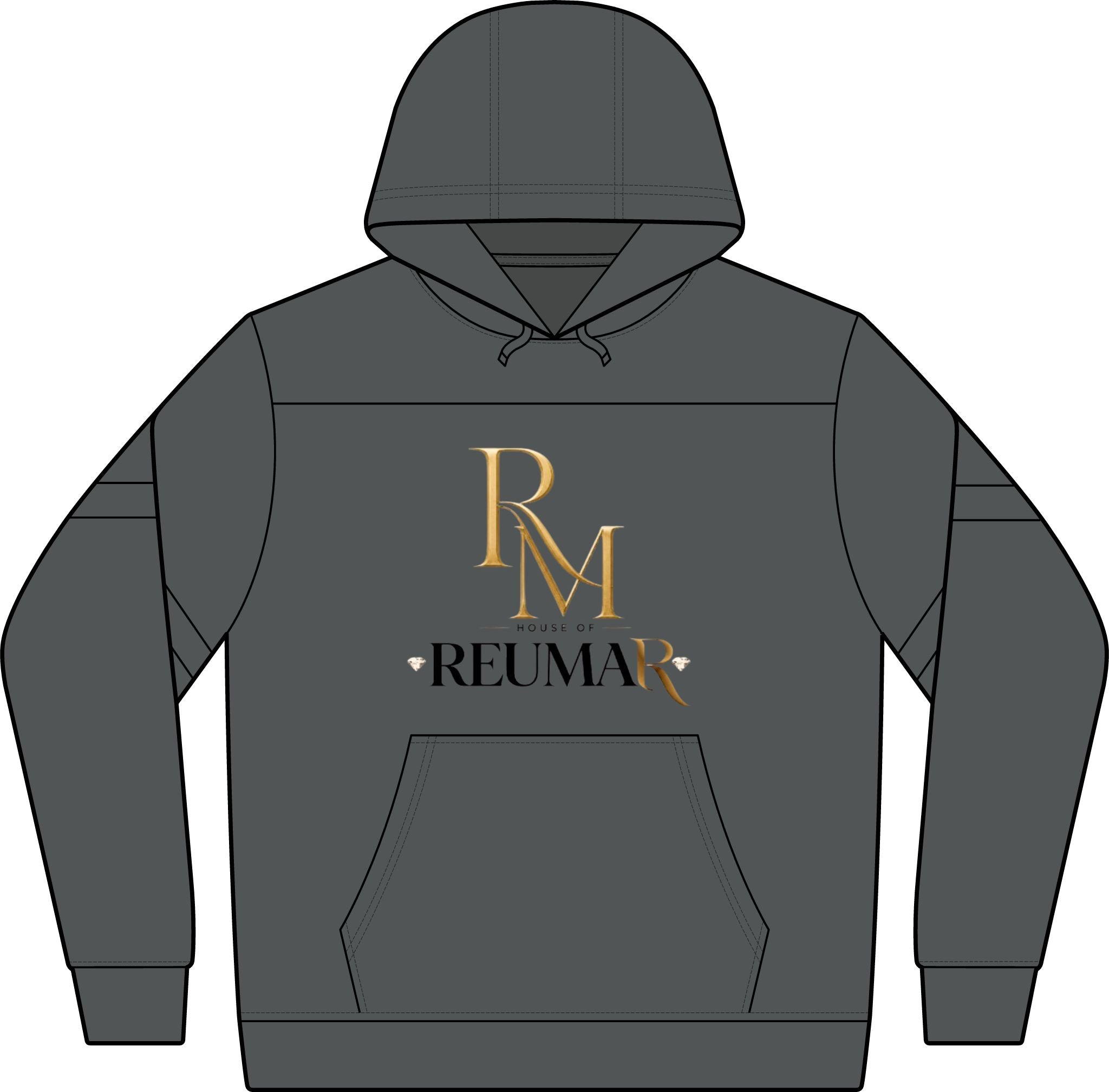 Gold Monogram RM "REUMAR" Hoodie