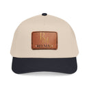Leather Patch Baseball Cap - Monogram RM Reumay