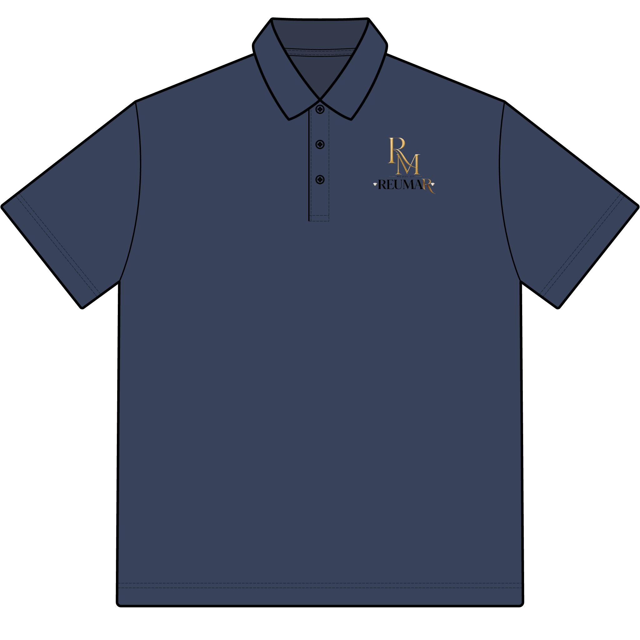 Endeavor Polo — Embroidered RTI/MAR Logo Performance Golf Shirt