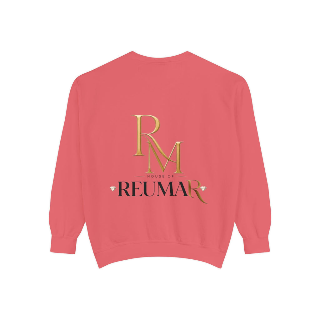 Refinement Logo Sweatshirt — "The Art of Refinement" Garment-Dyed Crewneck