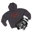 Endless Love Zip Hoodie - Romantic Crown Graphic Couples Pullover