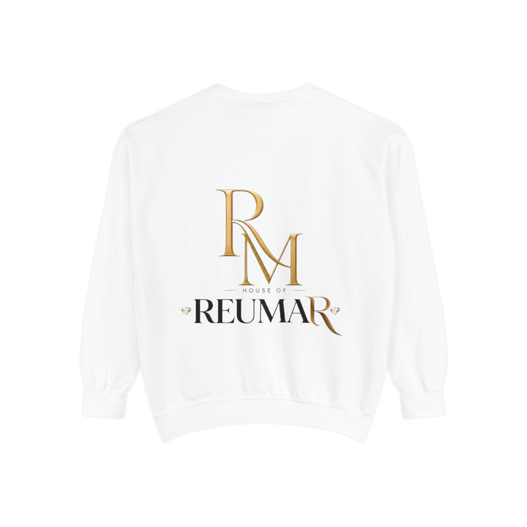 Refinement Logo Sweatshirt — "The Art of Refinement" Garment-Dyed Crewneck