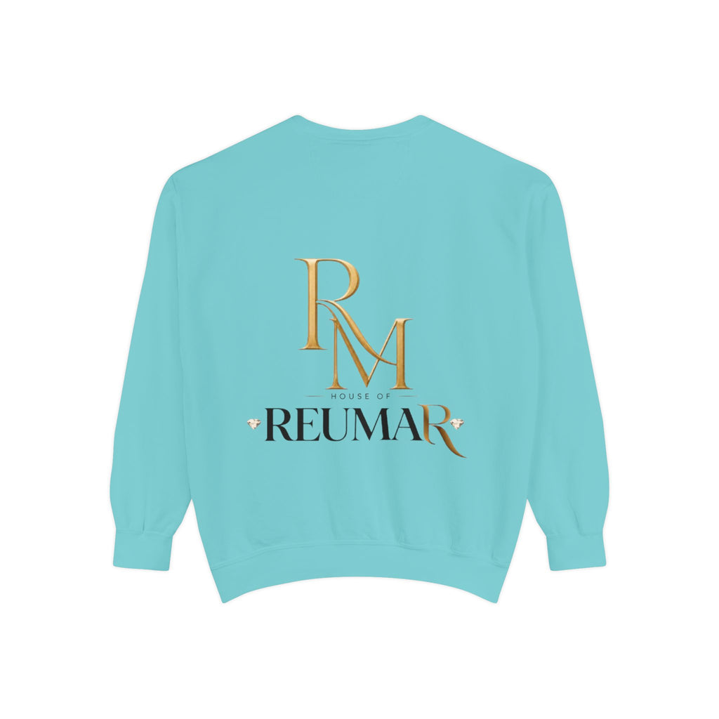 Refinement Logo Sweatshirt — "The Art of Refinement" Garment-Dyed Crewneck