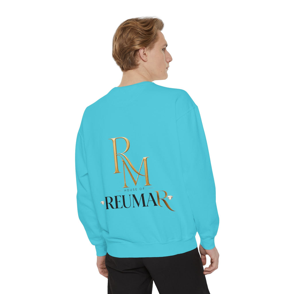 Refinement Logo Sweatshirt — "The Art of Refinement" Garment-Dyed Crewneck