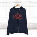 Endless Love Zip Hoodie - Romantic Crown Graphic Couples Pullover