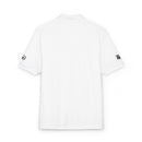 Embroidered Polo Shirt — Gold Crest 'M' Logo