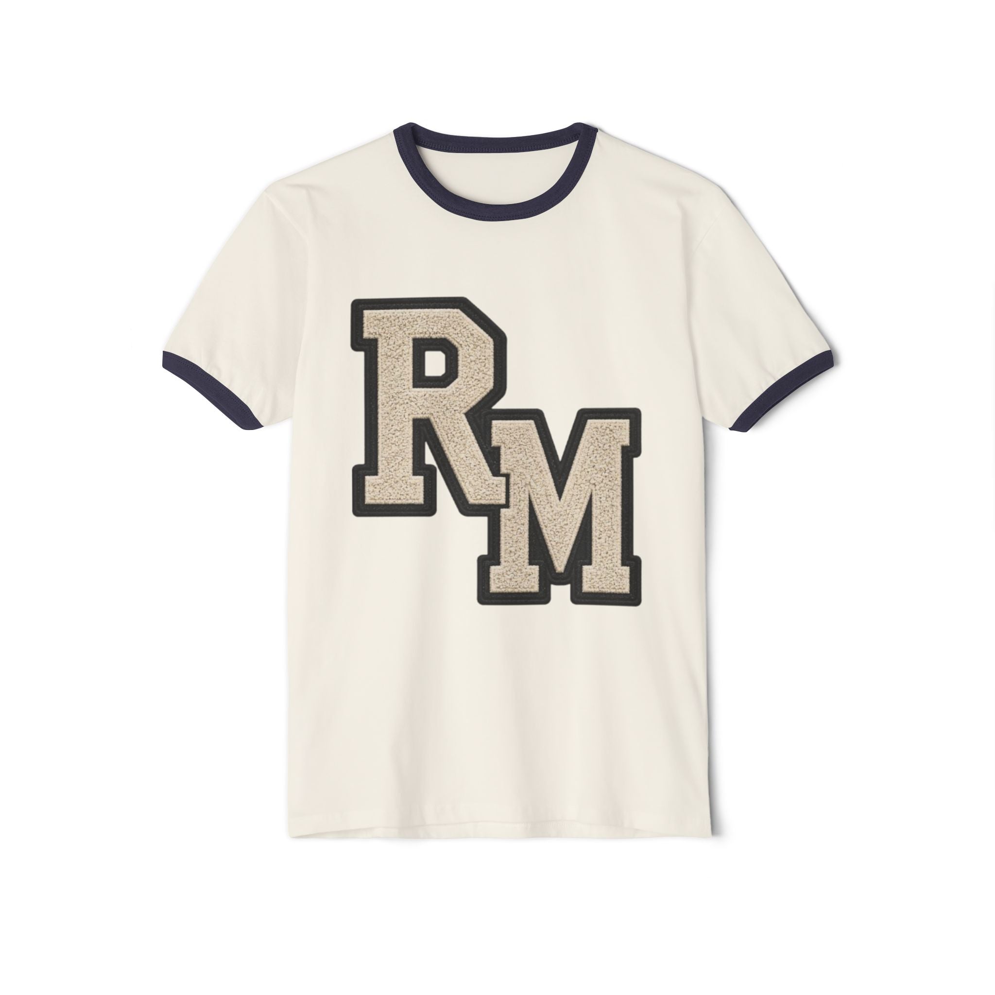 Reumar Gold Monogram Ringer T-Shirt — Vintage Racing Night Back Print