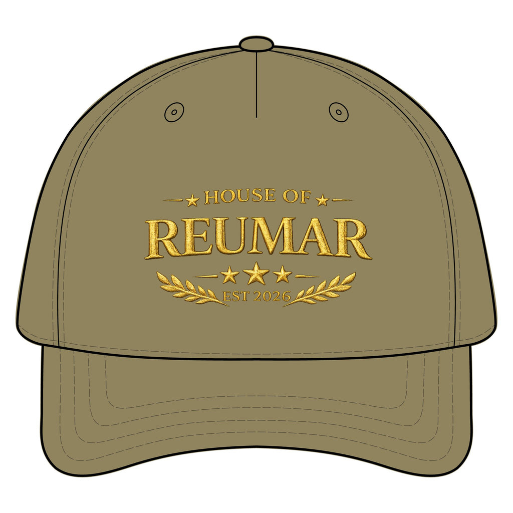 House of Reumar Embroidered Baseball Cap — Established 2026 Vintage Crest