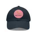 Leather Patch Dad Hat — Embossed RM REUMAN Logo Baseball Cap