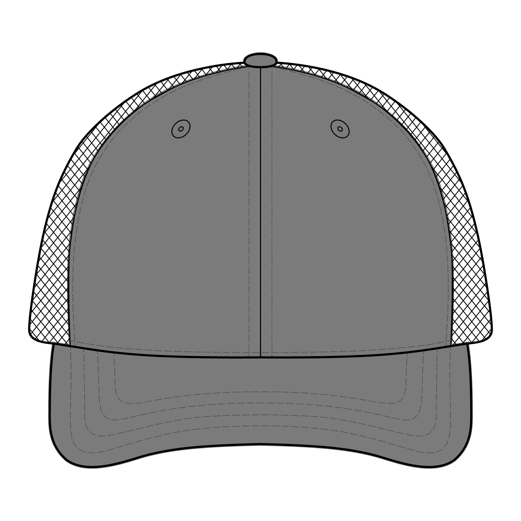 Trucker Cap — 'The Art of Refinement' Mesh Back Flexfit