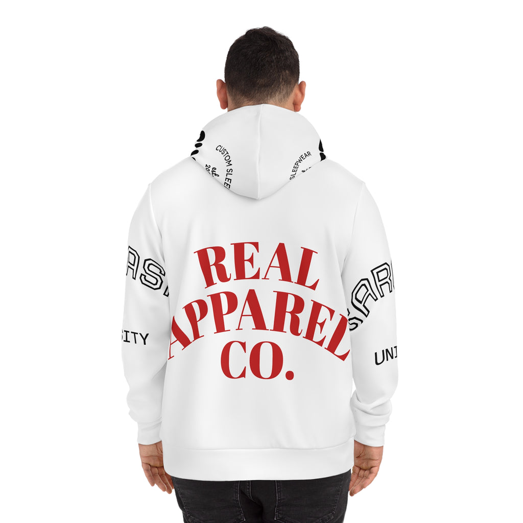 Real Apparel Co. Hoodie — Sarcasm University Graphic Pullover