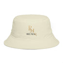 Bucket Hat — RM Reimay Gold Monogram Embroidered Logo