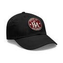 Leather Patch Dad Hat — Embossed RM REUMAN Logo Baseball Cap