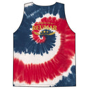 Tie-Dye Tank Top — "Endless Love" Graphic Spiral Vest