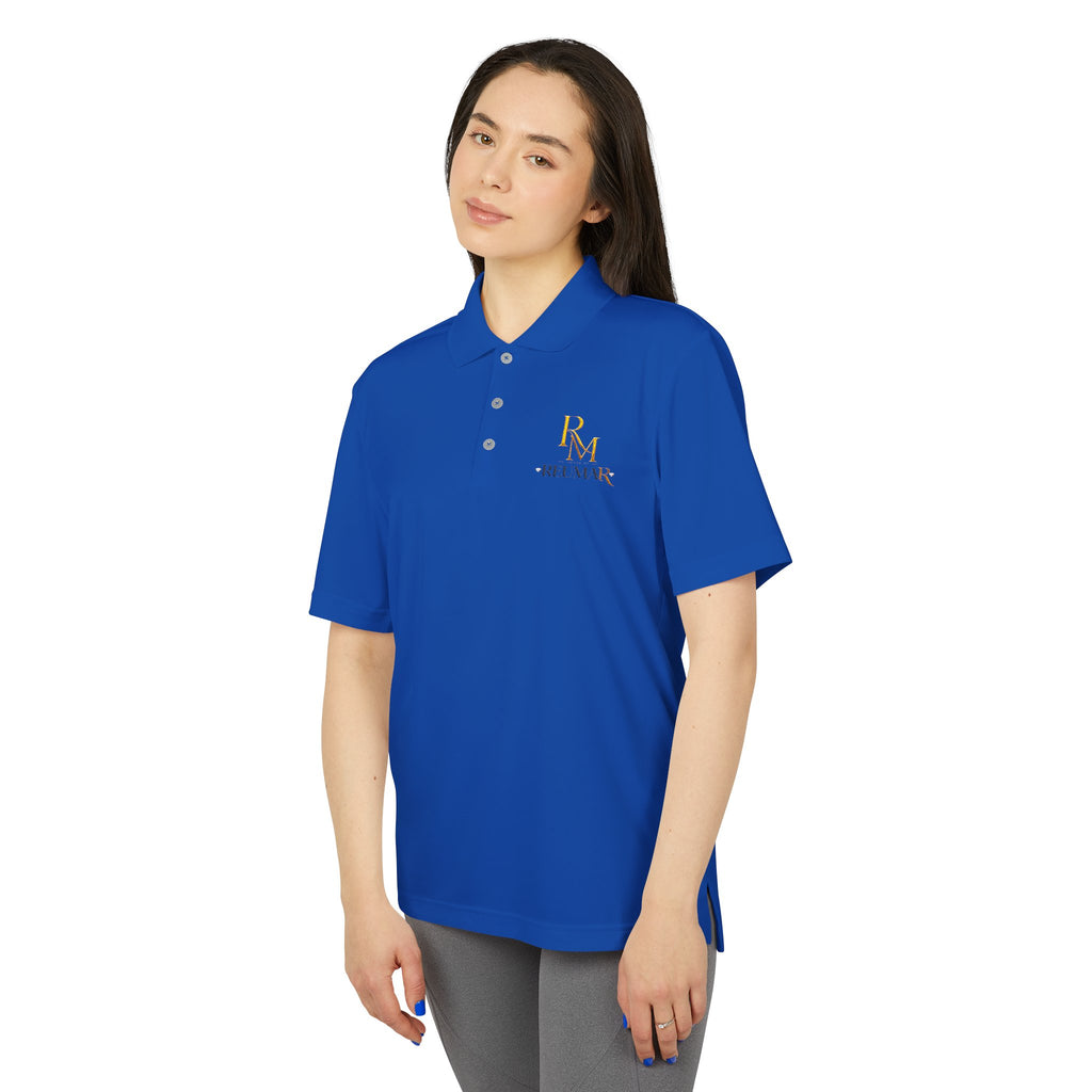 Performance Polo Shirt — RM Rose Mans Gold Logo