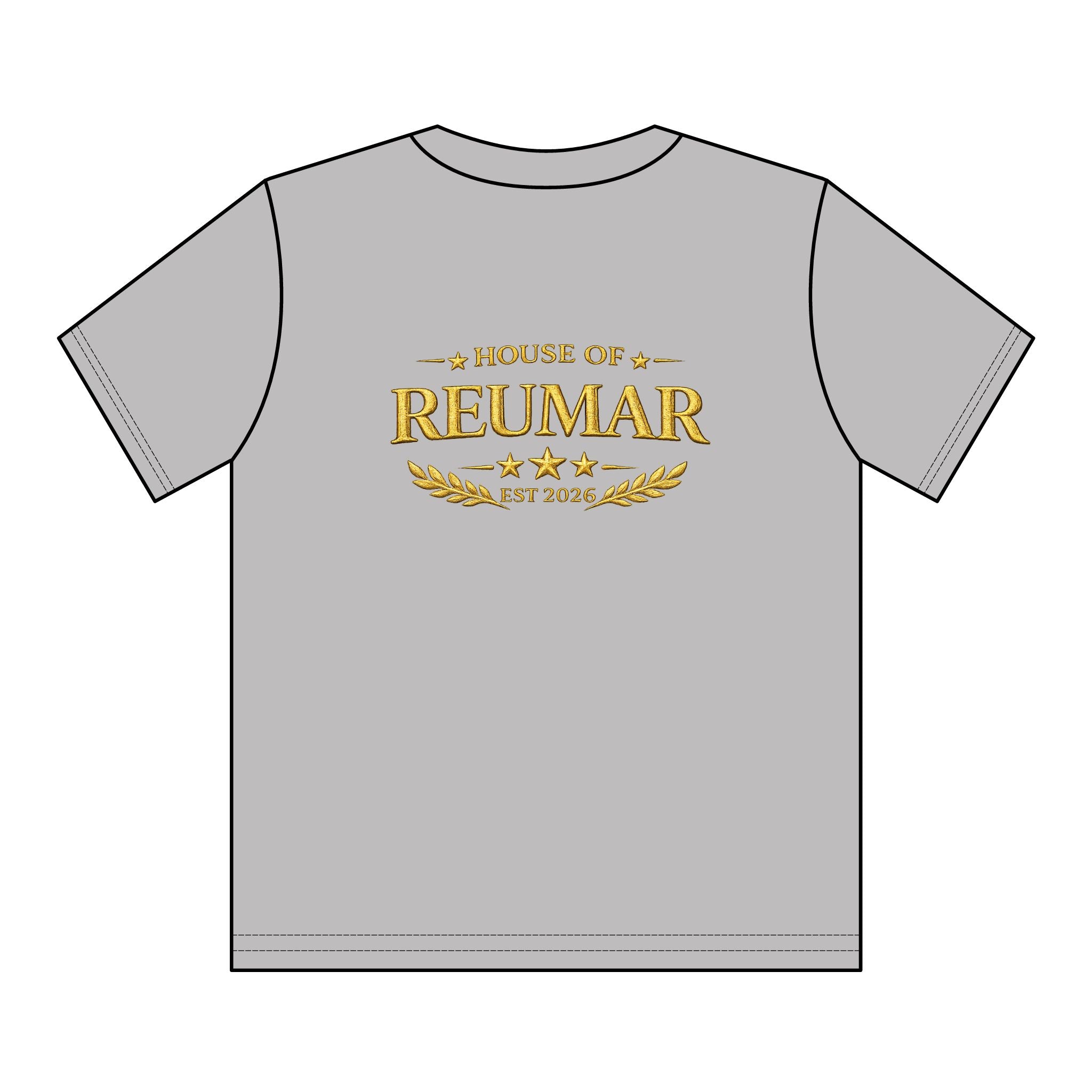 Youth Tee — House of Reumar Gold Monogram