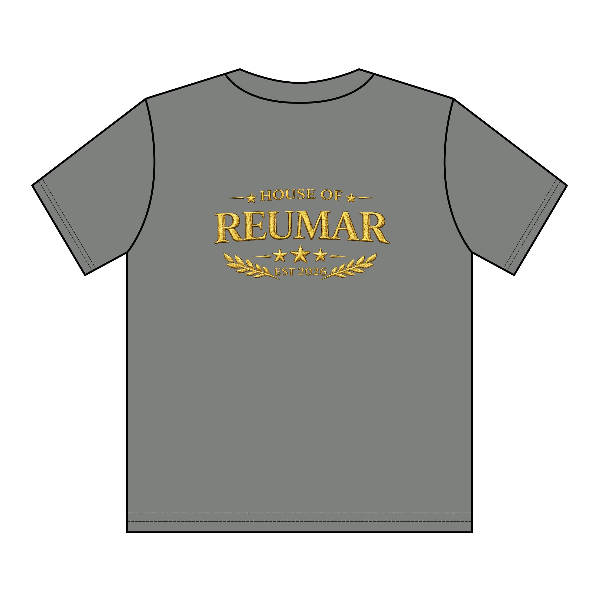 Youth Tee — House of Reumar Gold Monogram