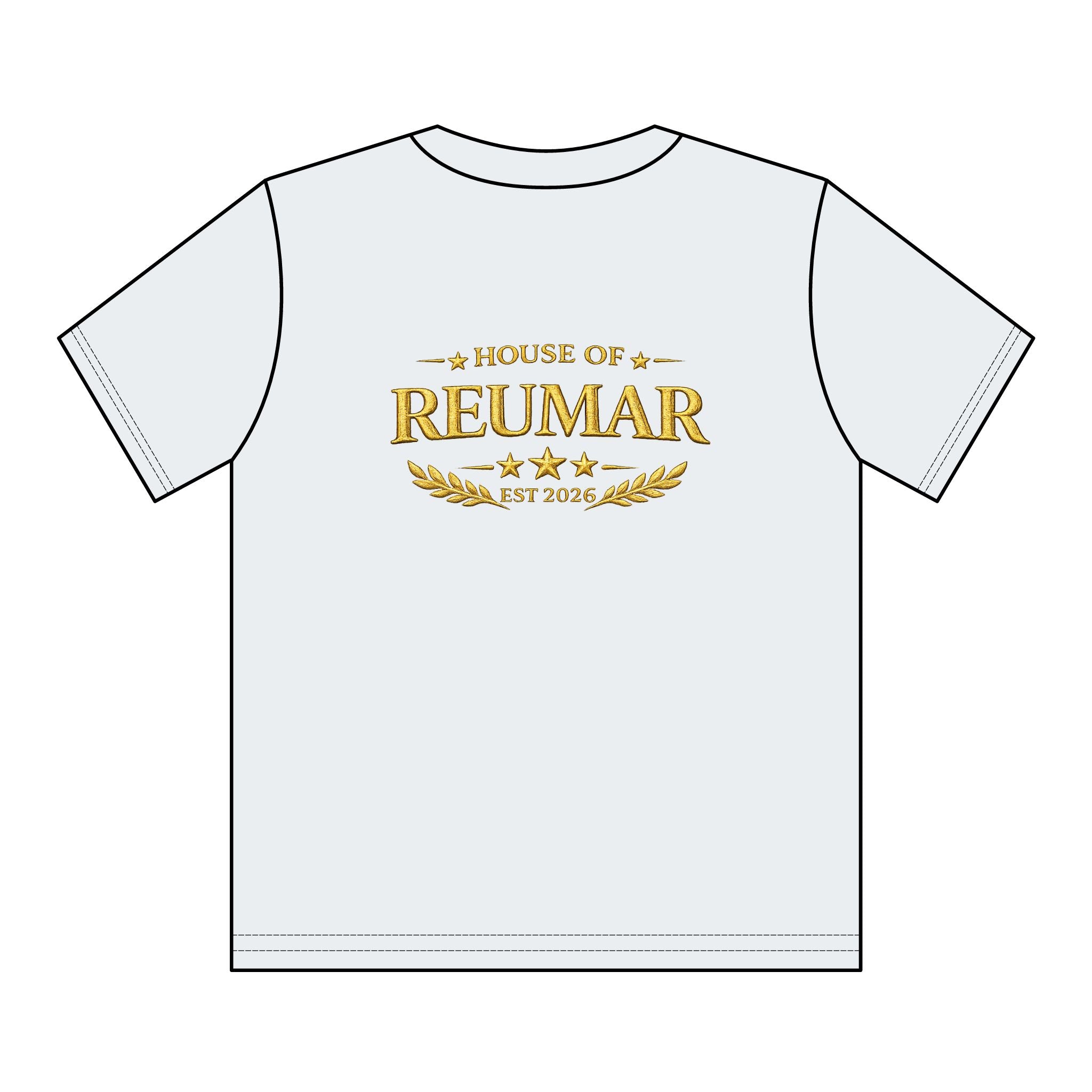 Youth Tee — House of Reumar Gold Monogram