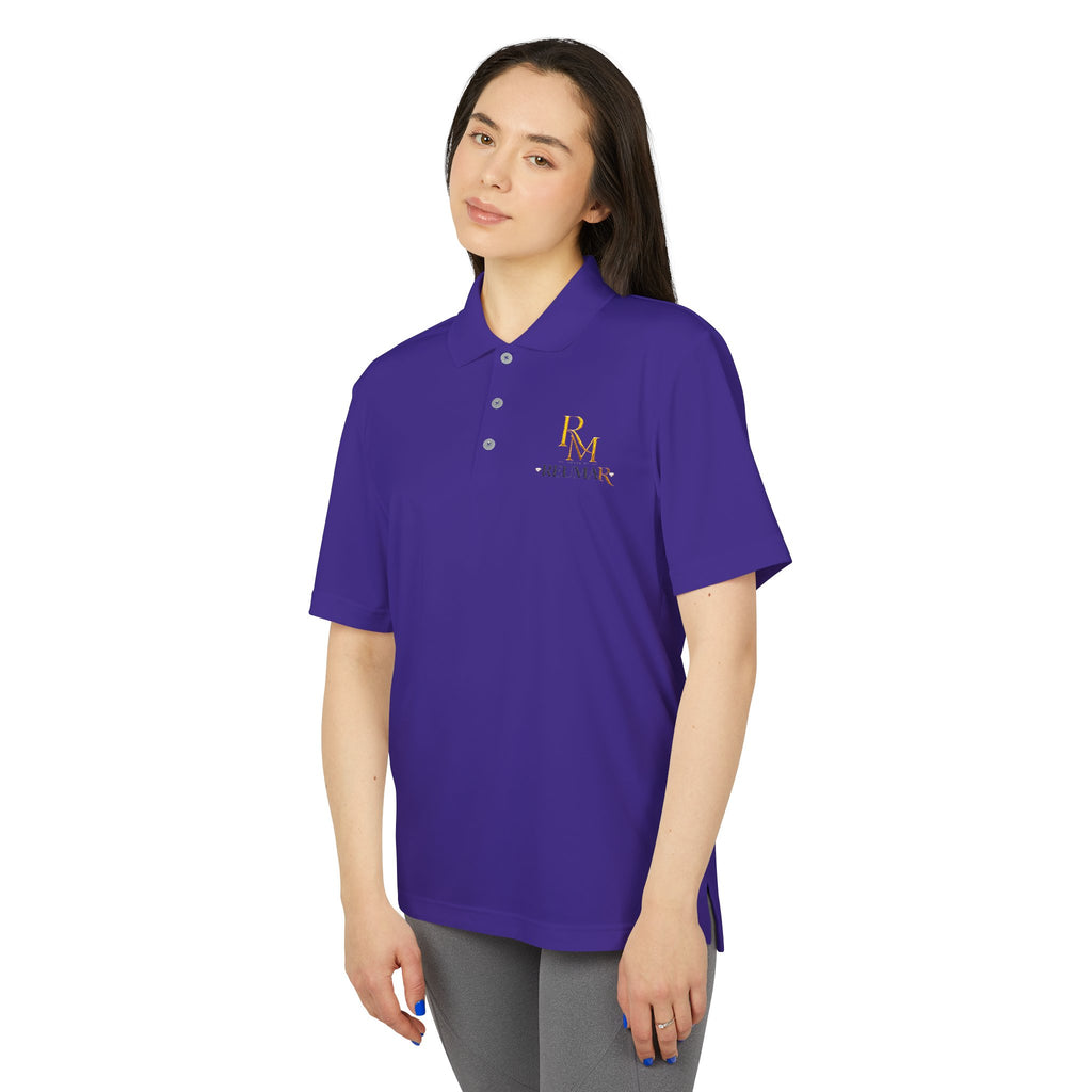 Performance Polo Shirt — RM Rose Mans Gold Logo