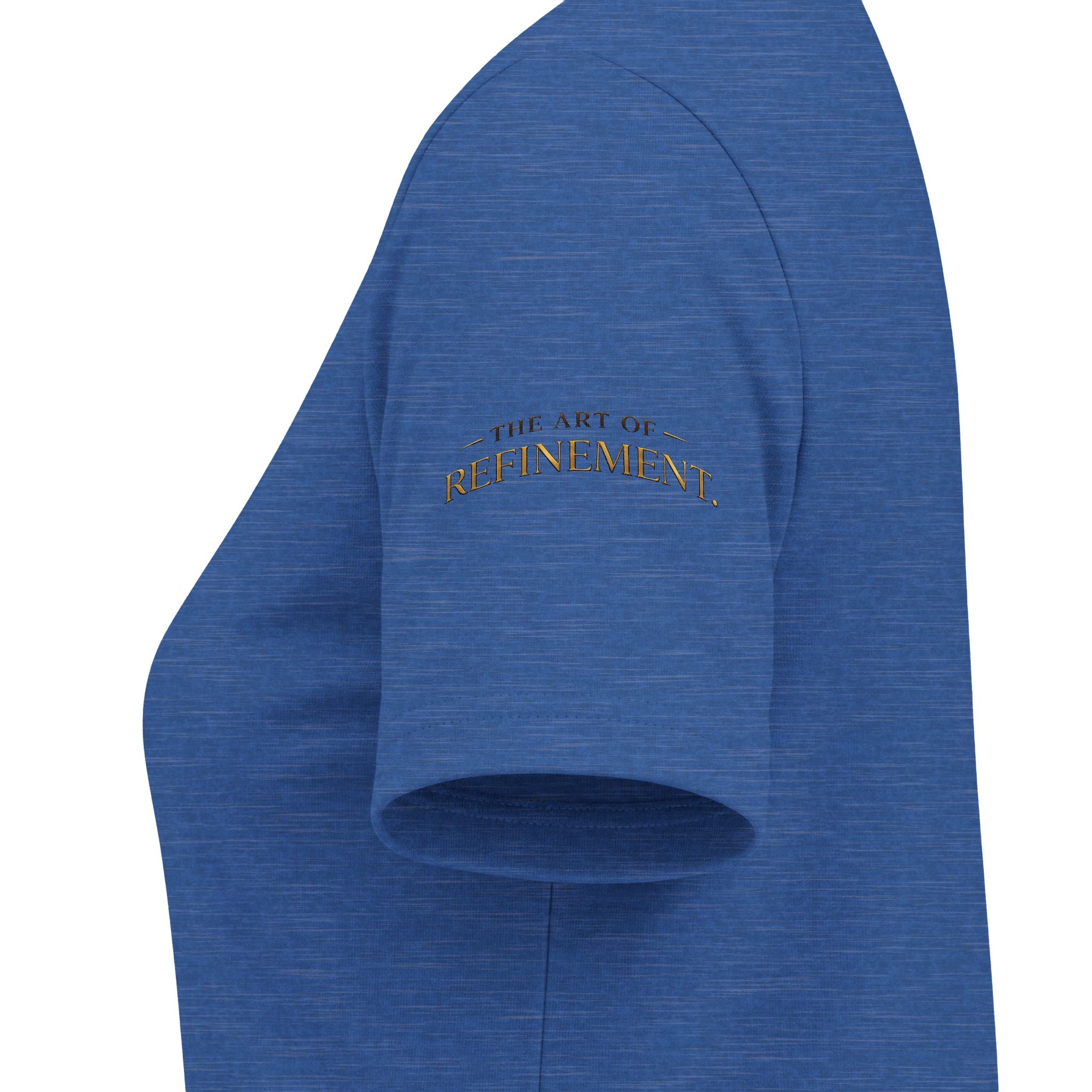 Women's V-Neck Tee — 'Reumar' Gold Monogram Logo