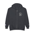 Embroidered RM Gold Crest Full-Zip Hoodie