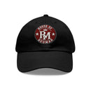 Leather Patch Dad Hat — Embossed RM REUMAN Logo Baseball Cap