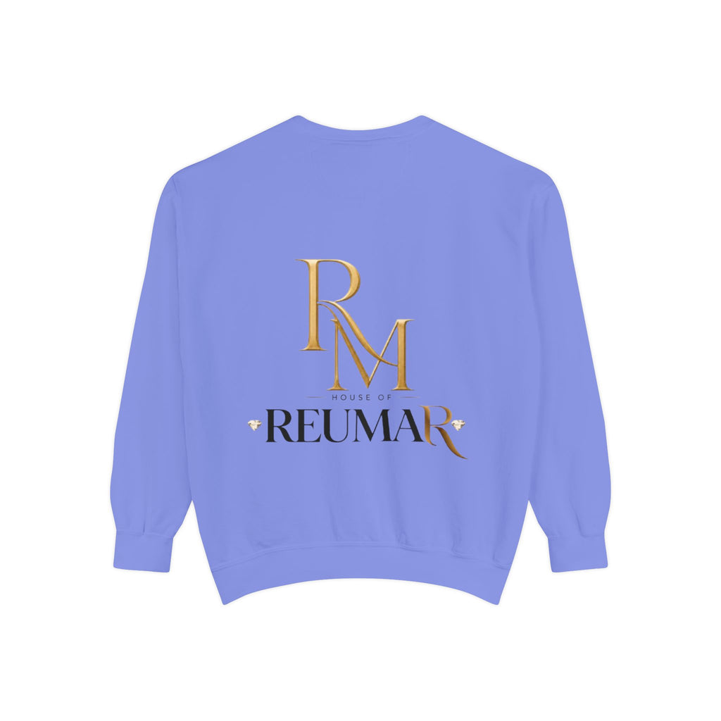 Refinement Logo Sweatshirt — "The Art of Refinement" Garment-Dyed Crewneck