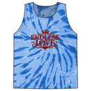 Tie-Dye Tank Top — "Endless Love" Graphic Spiral Vest
