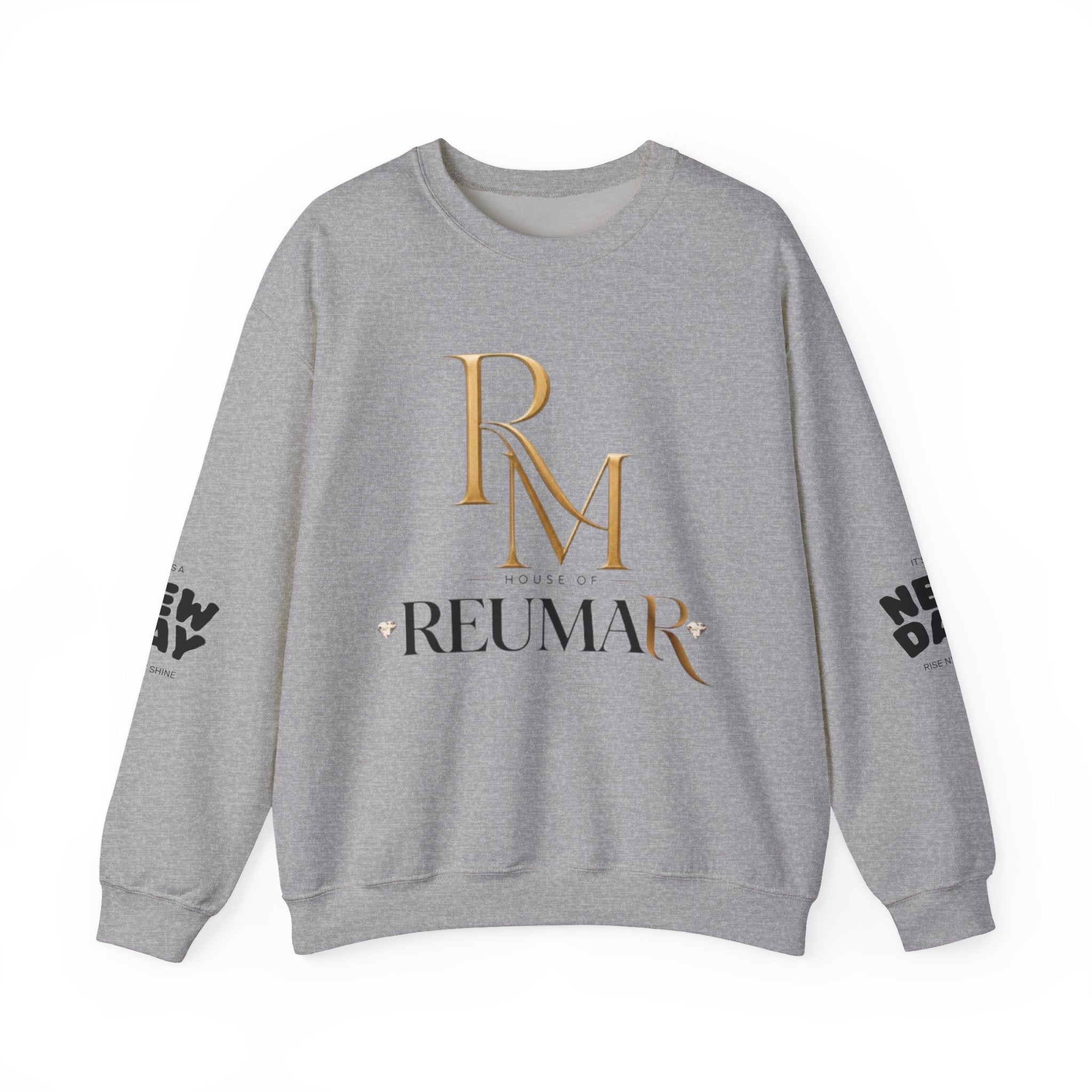 Sarcasm University Crewneck Sweatshirt — REUMAR Logo College-Style Pullover