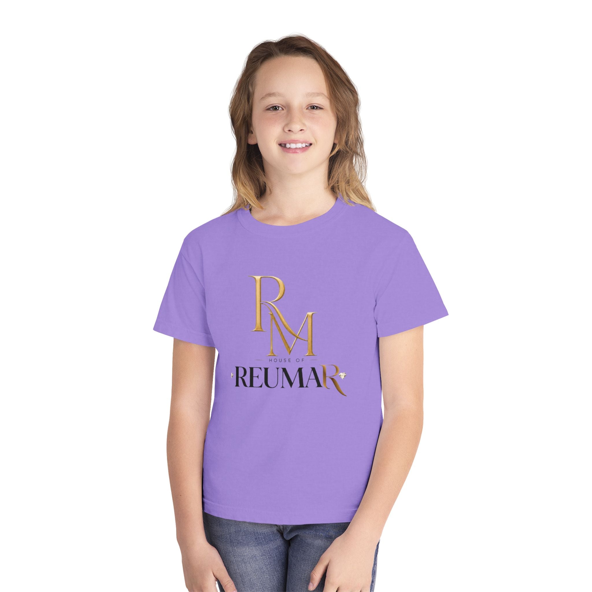 Youth Tee — Reumar Logo Front & "Thank You" Sunburst Back
