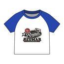 House of Reumar Raglan Tee — Women's Micro Rib Baby Tee