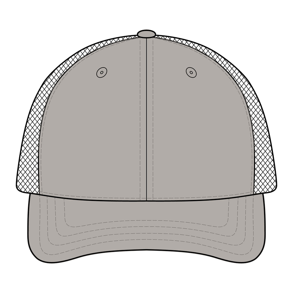 Reumar Embroidered Mesh Trucker Hat — Classic Vintage Logo Cap